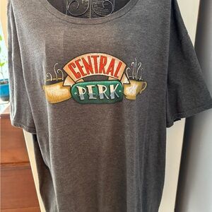 FRIENDS Gray Central Perk Short Sleeve Tee
